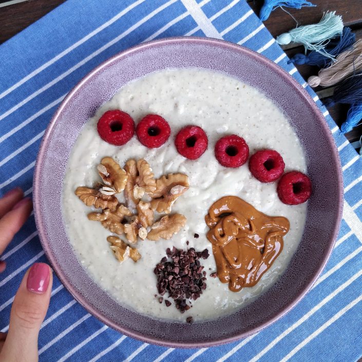 Batido de abacate e maçã assada