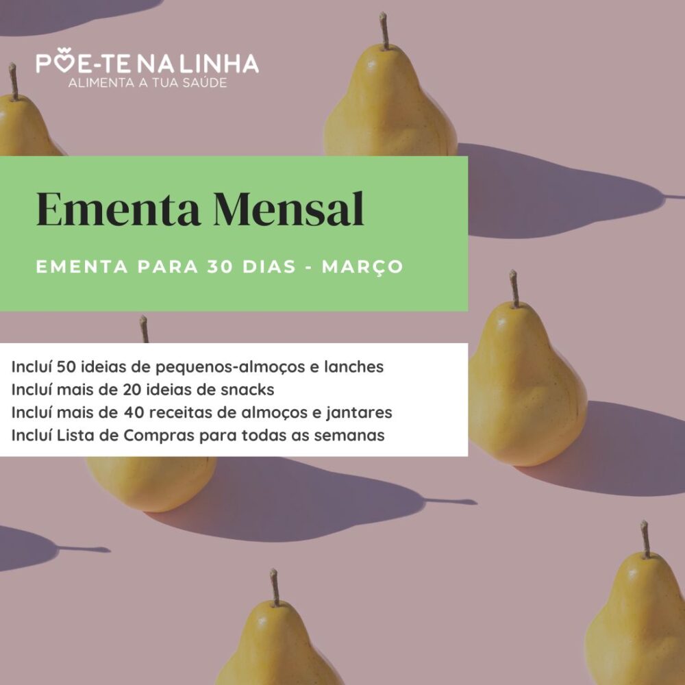 Ementa Mensal Março