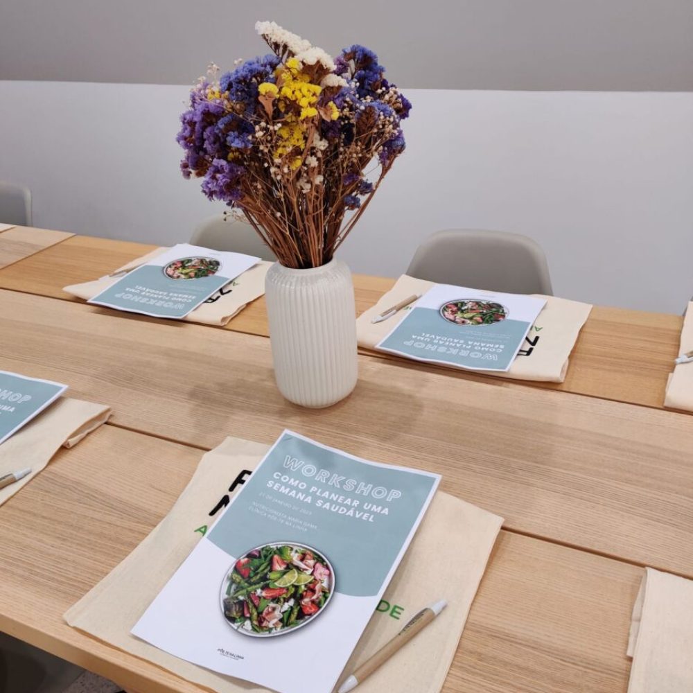 Workshop "Como Planear uma Semana Saudável" na Clínica Põe-te na Linha