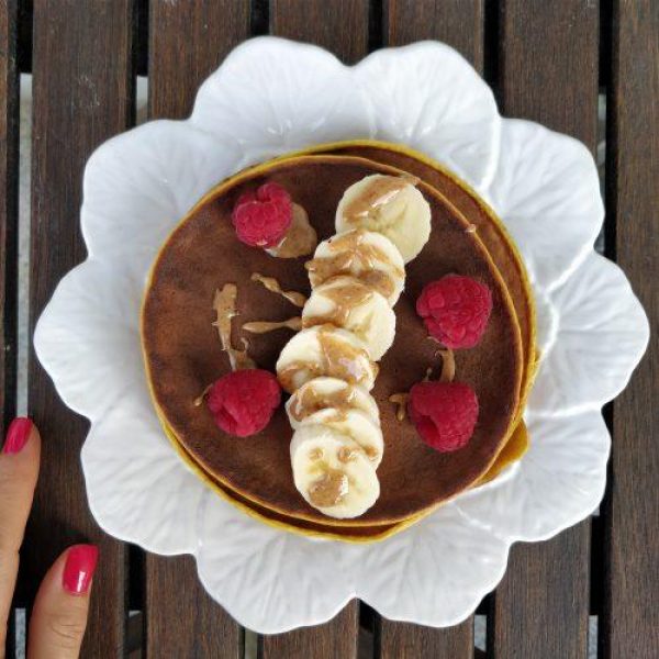 PANQUECAS DE ABÓBORA E CÔCO