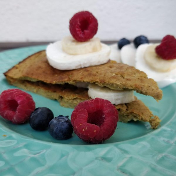 Panquecas de courgete no forno