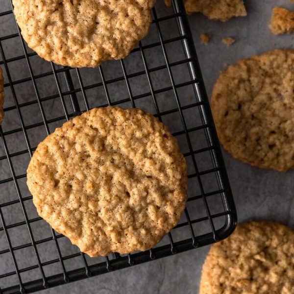 bolachas de banana e aveia