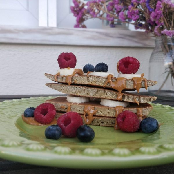 panquecas de grao de bico